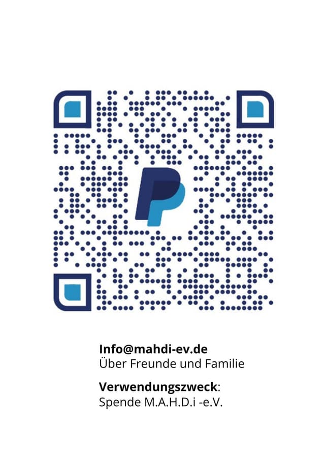 PayPal QR-Code für Spenden